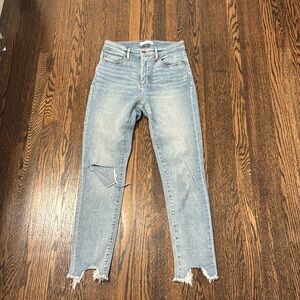 Loft Curvy High Waist Skinny Jeans